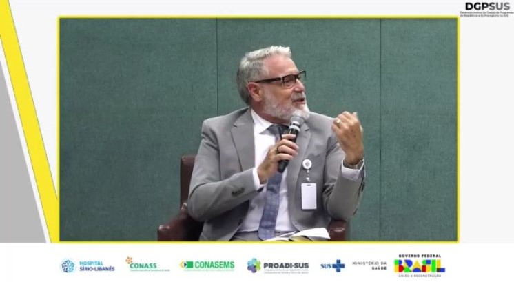 Coordenador nacional do DGPSUS do Instituto de Ensino e Pesquisa do Hospital Sírio-Libanês, Everton Soeiro