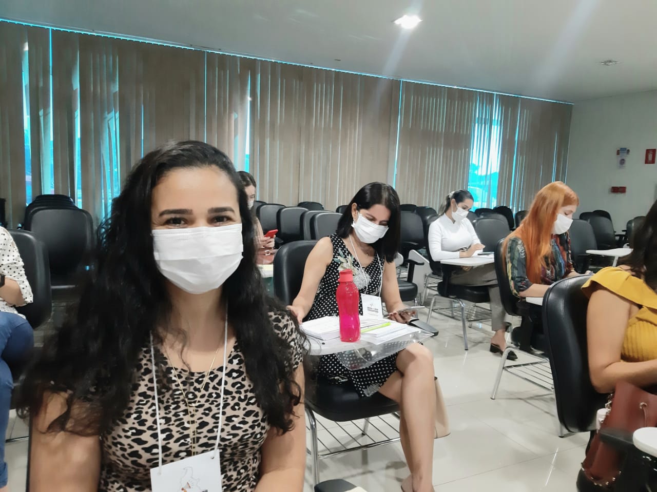 Preceptora da Fesp, a nutricionista Fernanda Noleto participa do curso