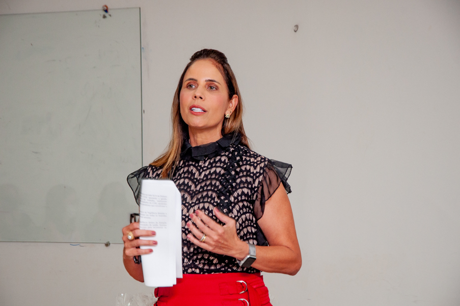 Presidente da Fesp, Marttha Ramos, foi uma das homenageadas da noite