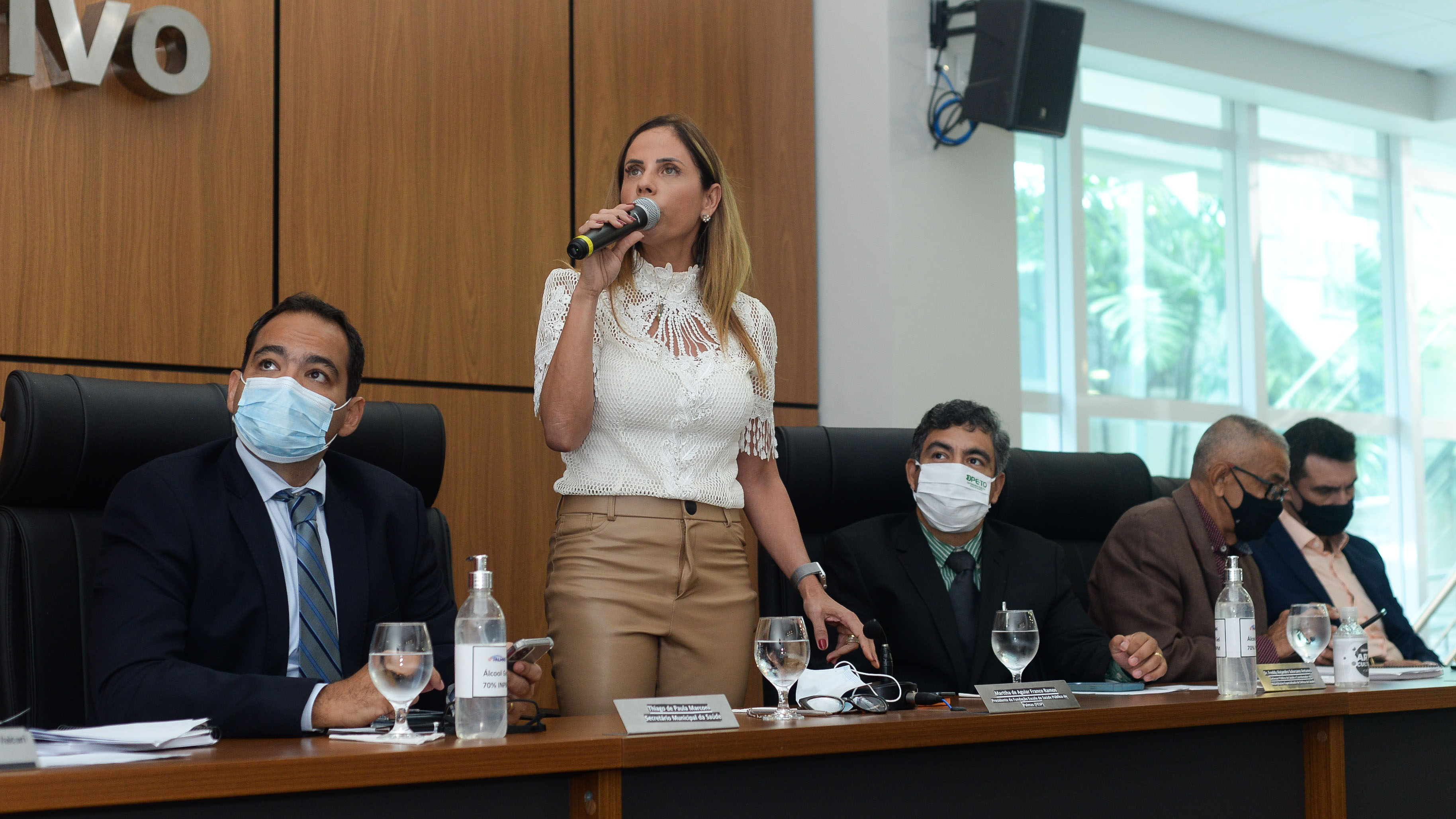 Ações de educação em saúde foram apresentadas pela presidente da Fesp, Marttha de Aguiar Franco Ramos