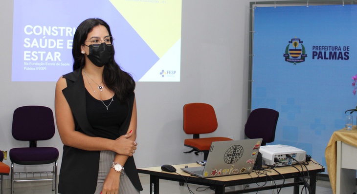 Psicóloga Janinne Rodrigues fez o lançamento do projeto ‘Práticas de promoção de qualidade de vida