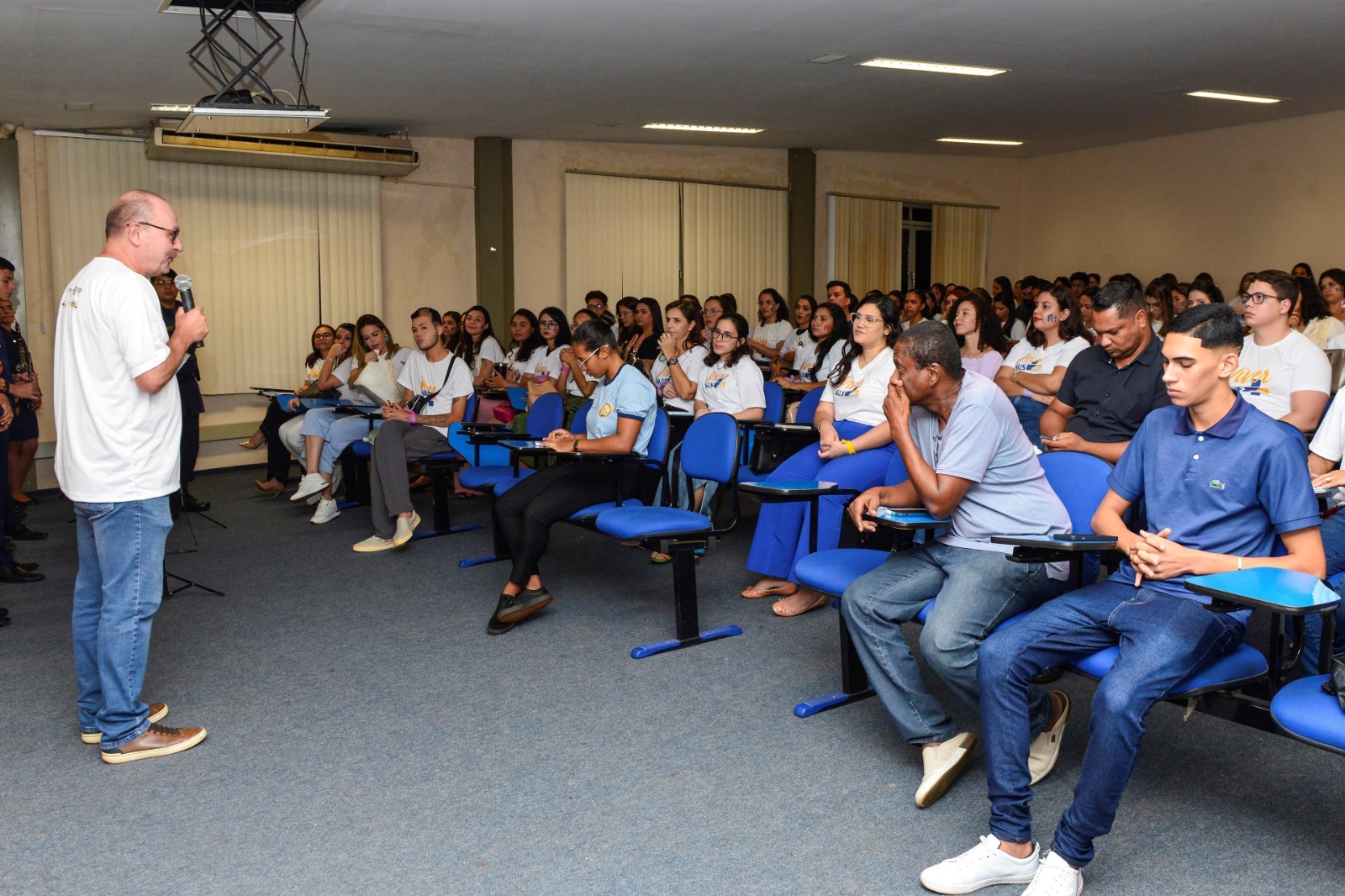 Presidente da Fundação Escola de Saúde Pública de Palmas (Fesp) Daniel Borini no 9º Encontro do Plano Integrado