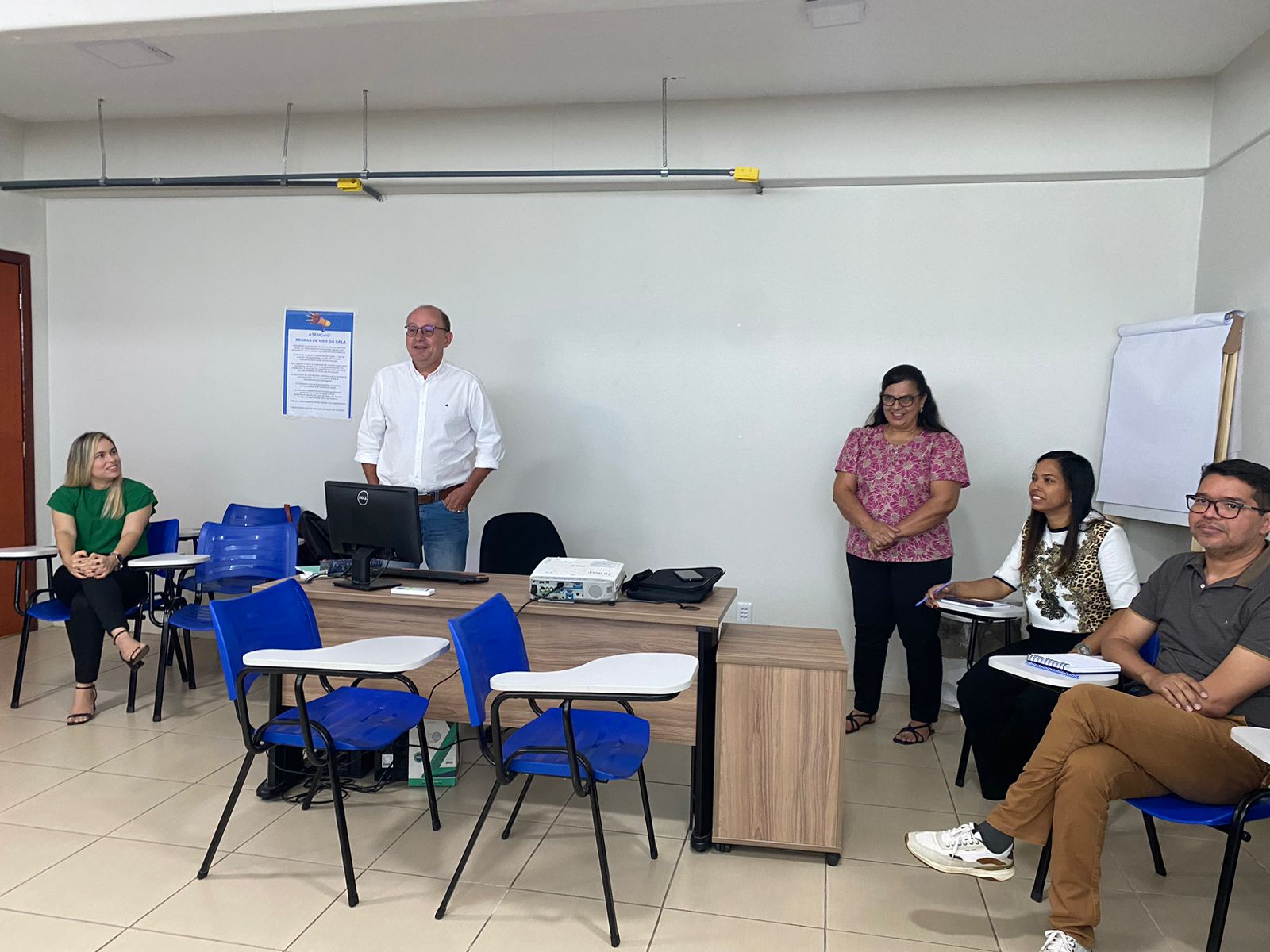 Novos colaboradores foram recepcionados pelo presidente da Fesp, Daniel Borini