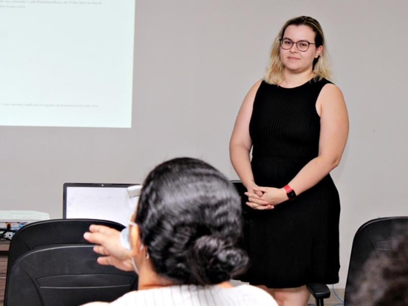 Gestora de Aprendizagem do NAP, Lúcia Gratão