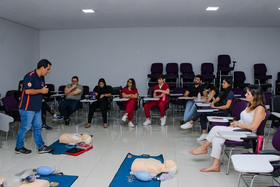 Curso foi ministrado pelo enfermeiro socorrista do Samu, Mauro Maués