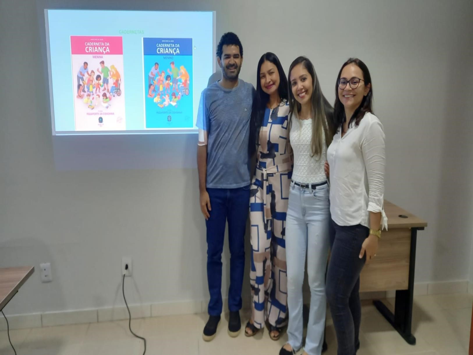 Equipe Ciclos de Vida da Semus com a coordenadora Nadja Figueiredo
