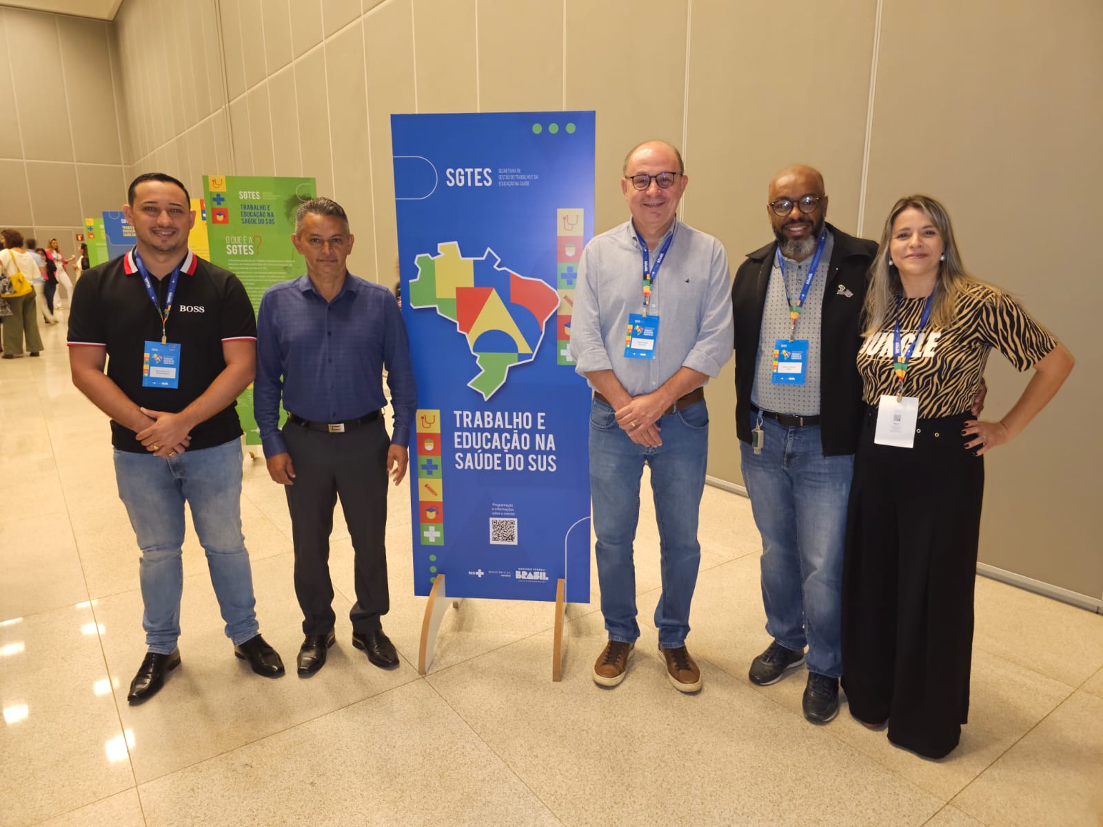 Comitiva do Tocantins durante Encontro Nacional de Trabalho e Educação na Saúde do SUS