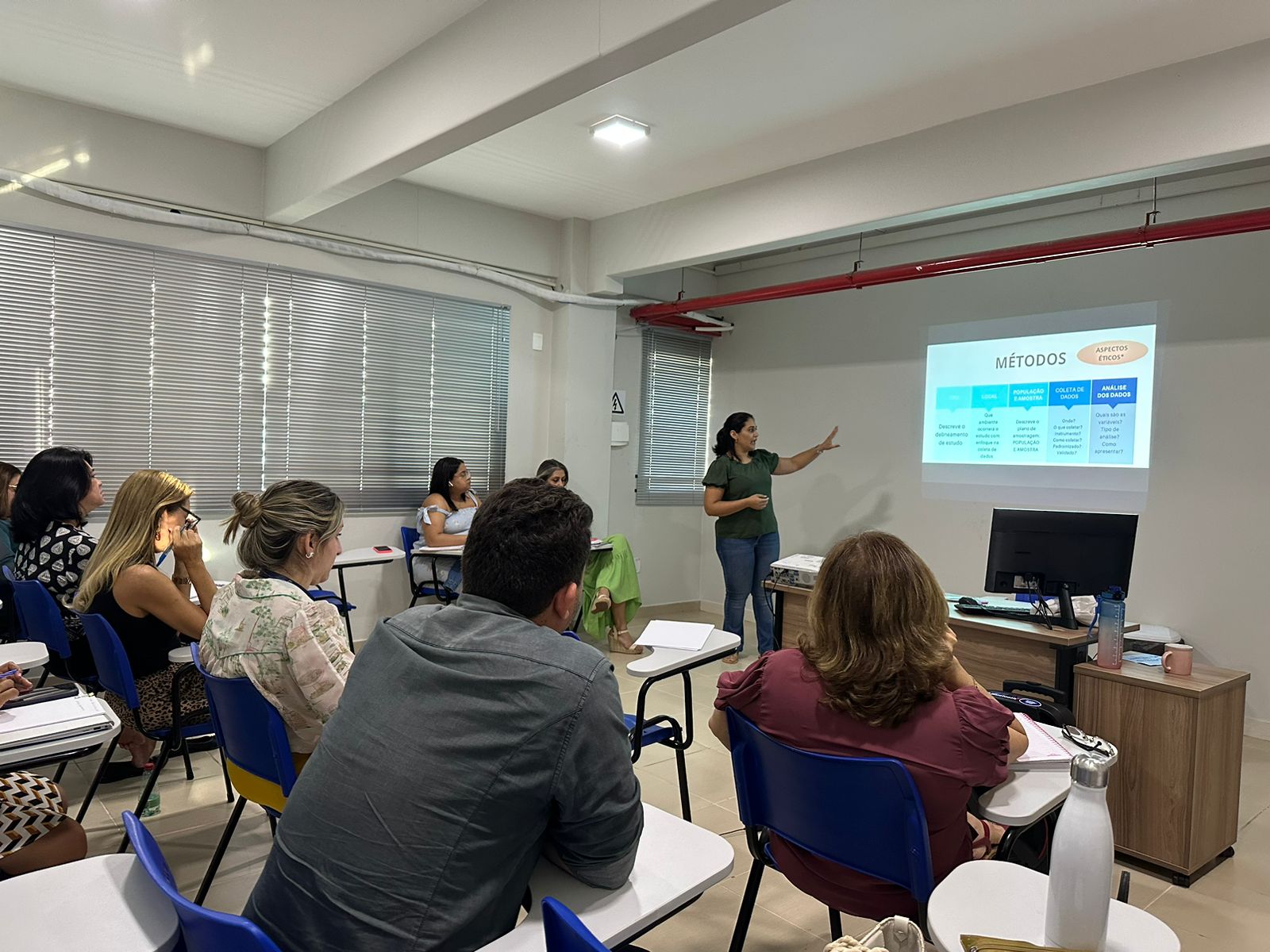 Professora doutora Danielle Rosa falou sobre análise quantitativa
