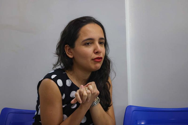 Enfermeira da Unidade de Saúde da Família localizada na 508 norte, Wana Borges