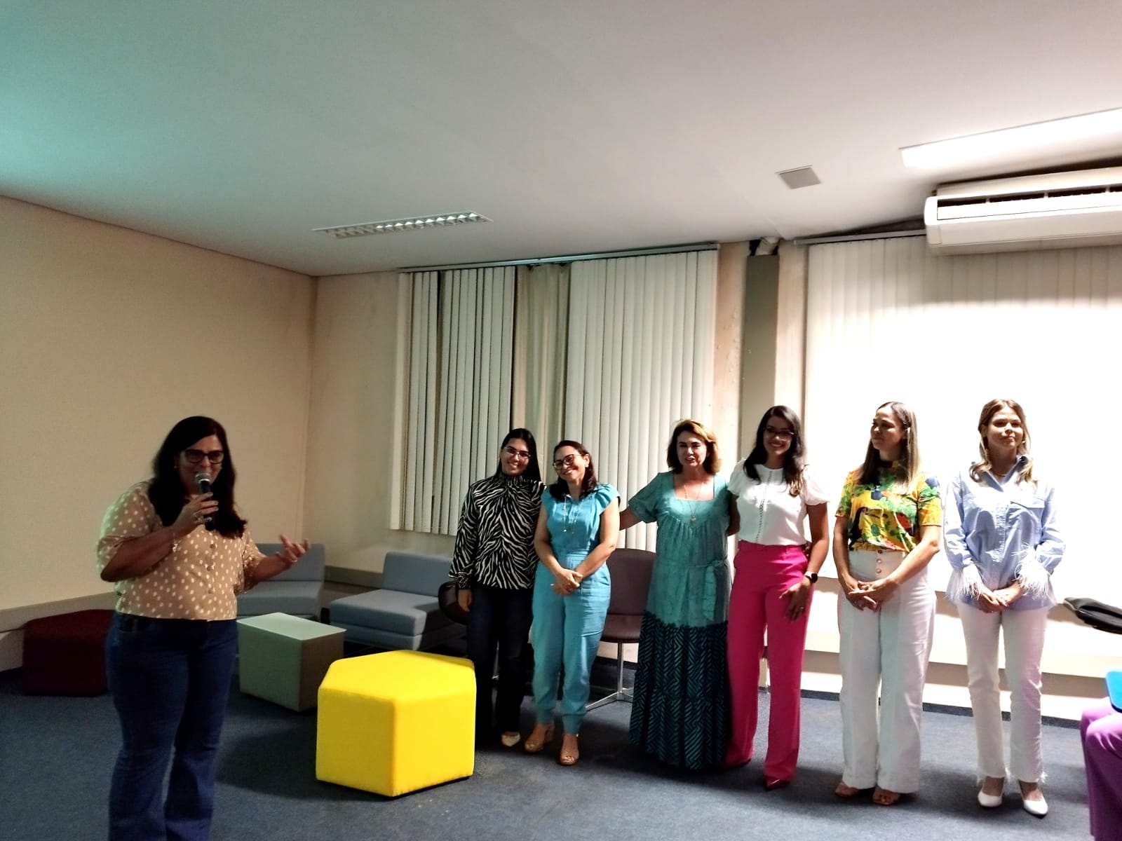 Klauren Arantes, apresentou as coordenadoras dos programas do PIRS