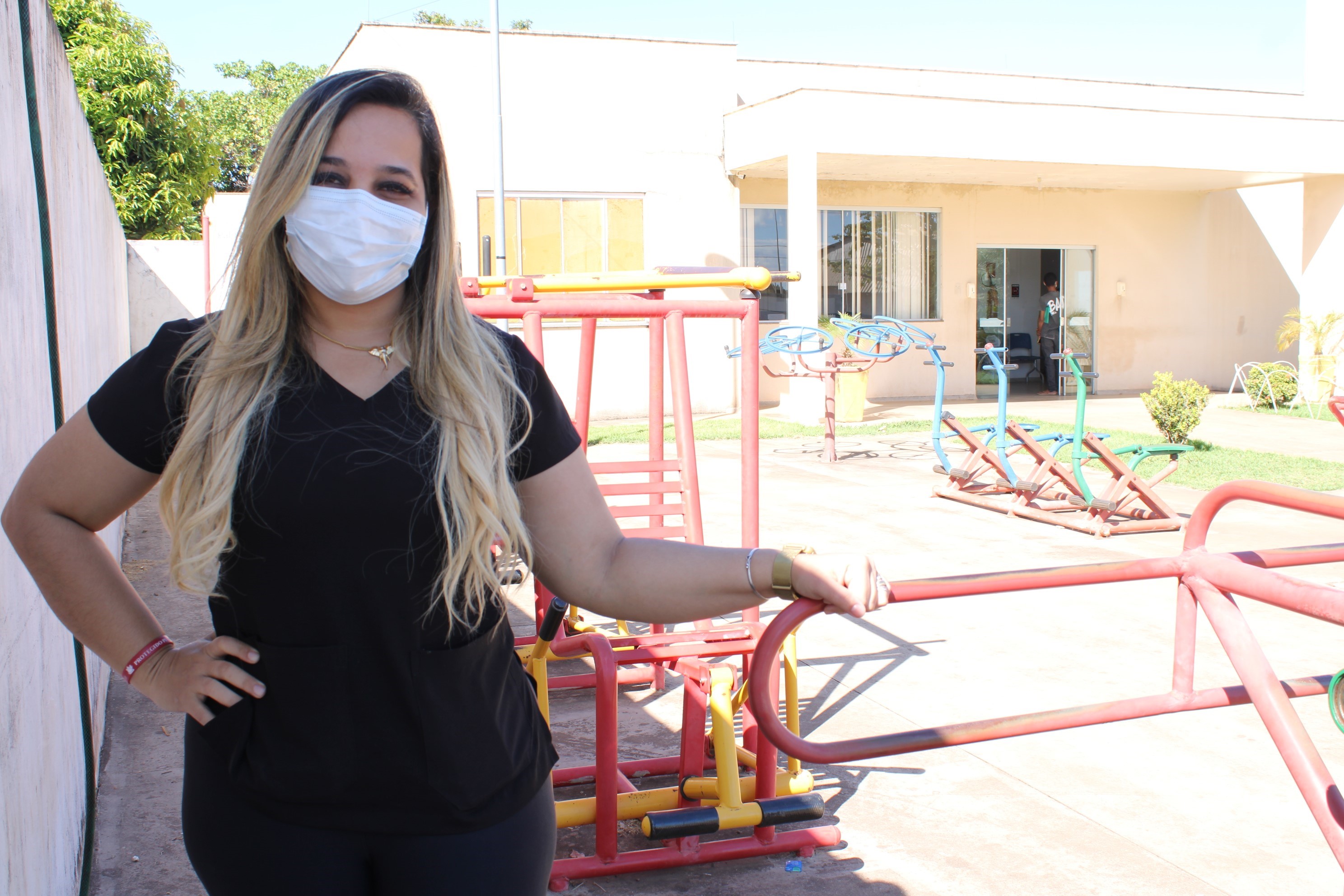 Fisioterapeuta do PPT, Angélica Maia, é uma das idealizadoras do projeto piloto