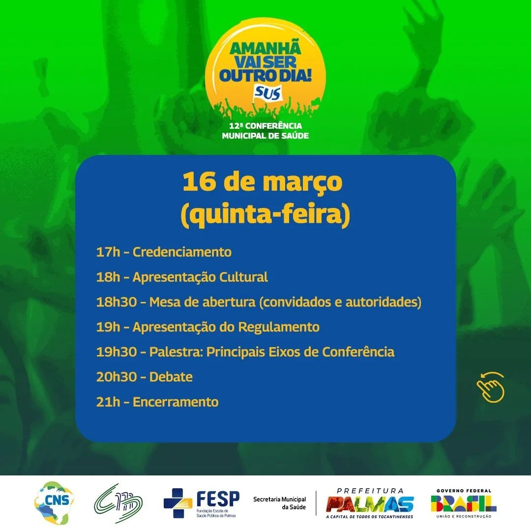 Credenciamento começa hoje, às 17 horas