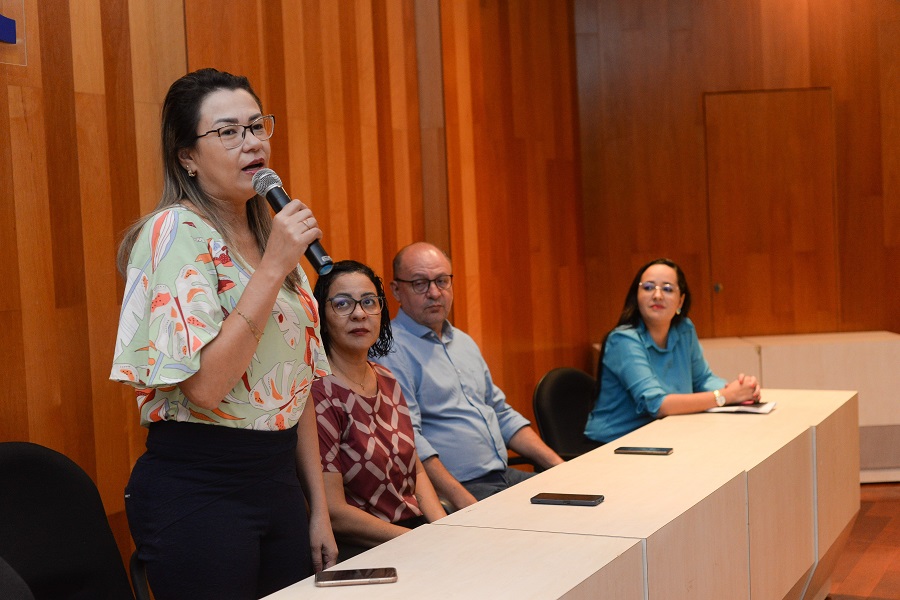 Secretária executiva de Saúde, Anna Crystina Mota, abriu o evento reforçando a importância da integração das pastas