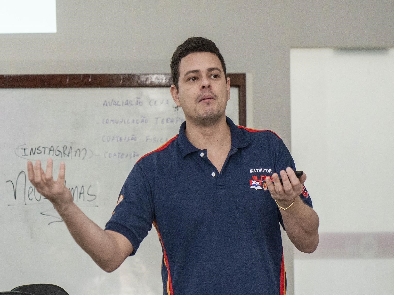 Médico do Samu, Túlio Duarte, foi um dos instrutores do curso